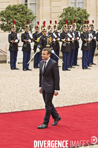 Passation de pouvoir Hollande - Macron