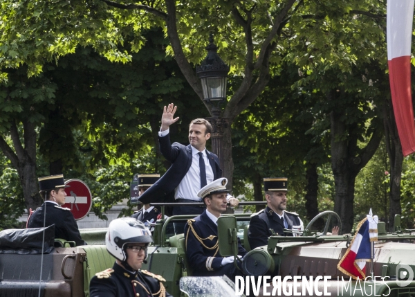 Passation de pouvoir entre François Hollande et Emmanuel Macron -14 Mai 2017