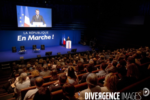 Visite d Emmanuel MACRON aux candidats de la République en Marche pour les législatives de 2017