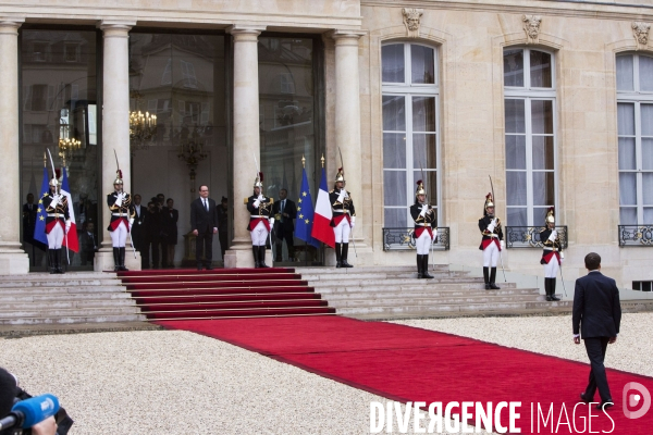 Passation de pouvoir entre François HOLLANDE et Emmanuel MACRON