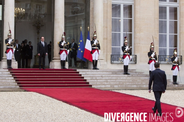 Passation de pouvoir entre François HOLLANDE et Emmanuel MACRON