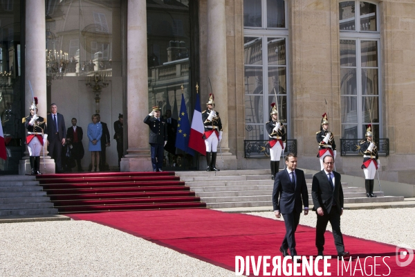 Passation de pouvoir entre François HOLLANDE et Emmanuel MACRON