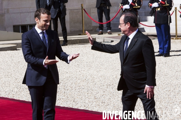 Passation de pouvoir entre François HOLLANDE et Emmanuel MACRON