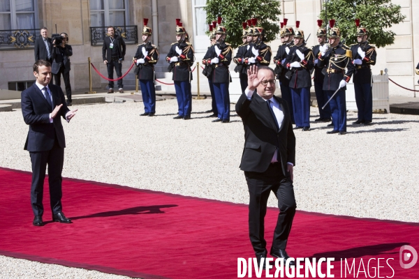 Passation de pouvoir entre François HOLLANDE et Emmanuel MACRON