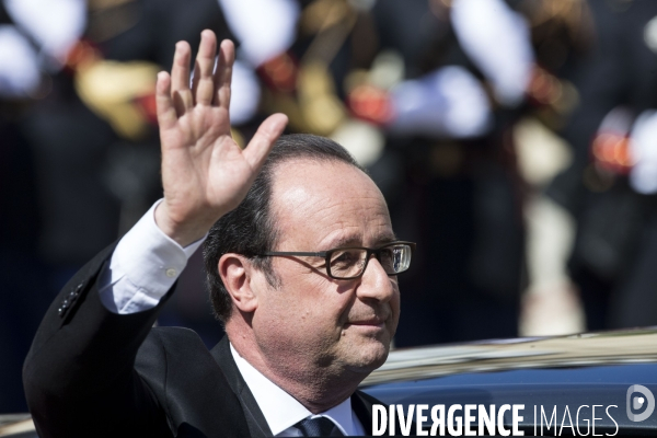 Passation de pouvoir entre François HOLLANDE et Emmanuel MACRON