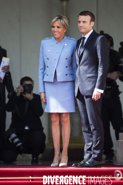 Passation de pouvoir entre François HOLLANDE et Emmanuel MACRON
