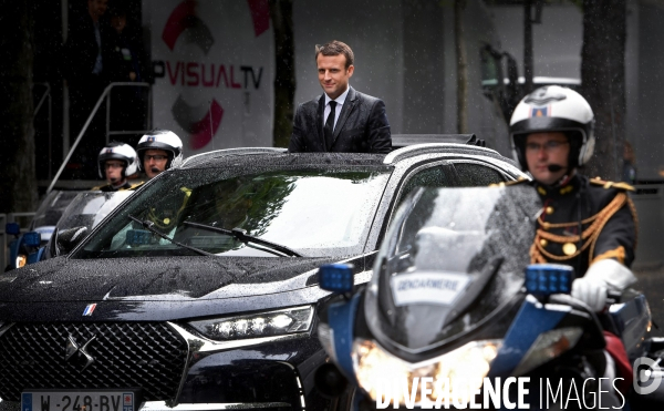 Passation de pouvoir entre François Hollande et Emmanuel Macron