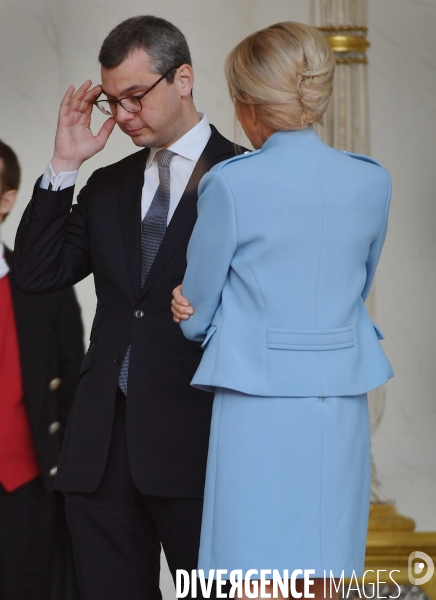 Passation de pouvoir entre François Hollande et Emmanuel Macron