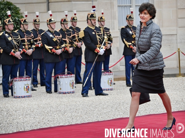 Passation de pouvoir entre François Hollande et Emmanuel Macron