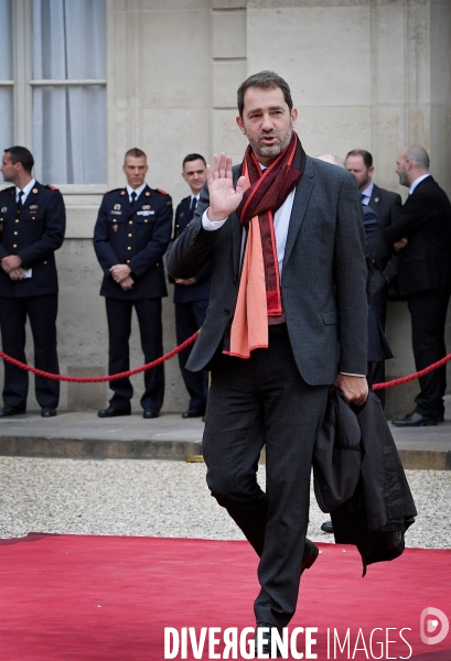 Passation de pouvoir entre François Hollande et Emmanuel Macron