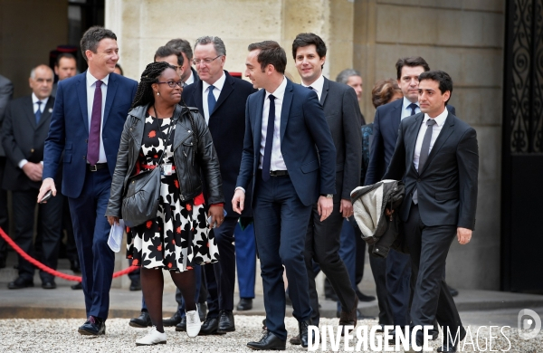 Passation de pouvoir entre François Hollande et Emmanuel Macron