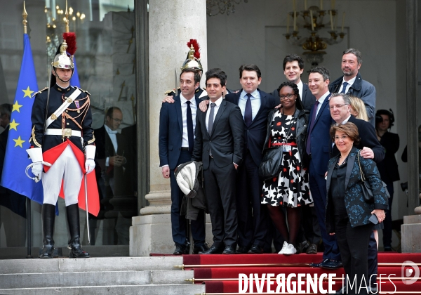 Passation de pouvoir entre François Hollande et Emmanuel Macron