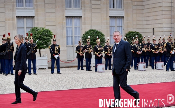 Passation de pouvoir entre François Hollande et Emmanuel Macron