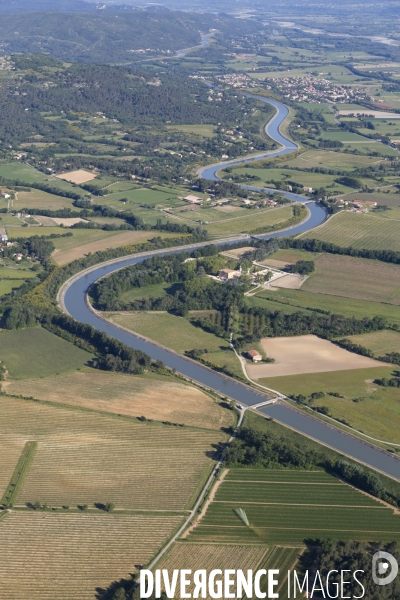 Vue aérienne de Rognes Venelles et du Puy-Sainte-Réparade