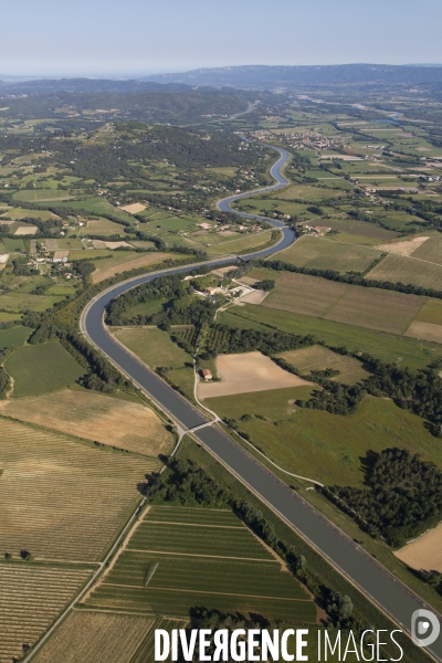 Vue aérienne de Rognes Venelles et du Puy-Sainte-Réparade