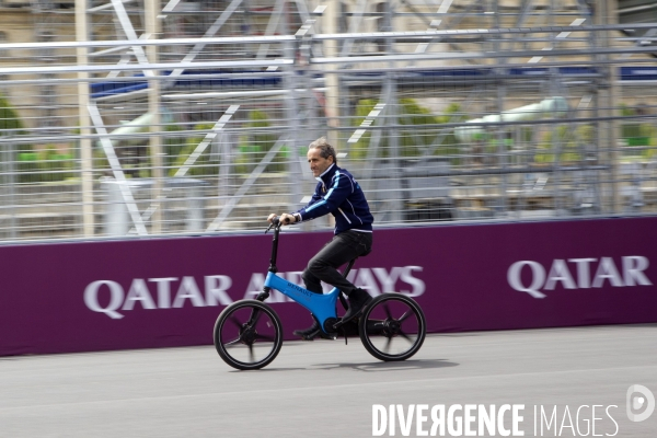 Nicolas Prost. Formule E Paris 2017.