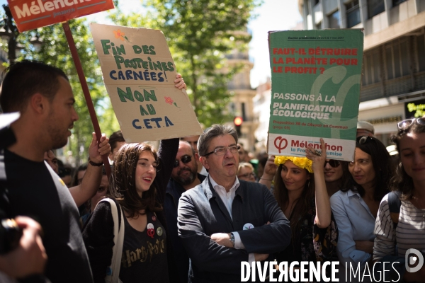 Camapgne legislative de JL MELENCHON