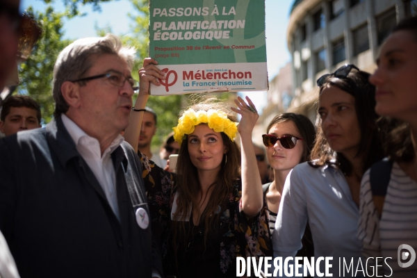 Camapgne legislative de JL MELENCHON