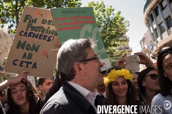 Camapgne legislative de JL MELENCHON