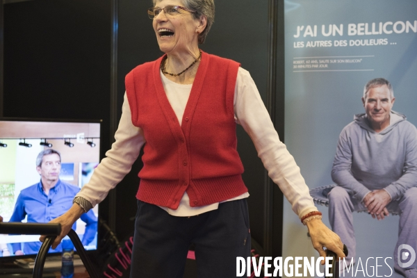 Au salon des seniors, porte de Versailles à Paris en mai 2017