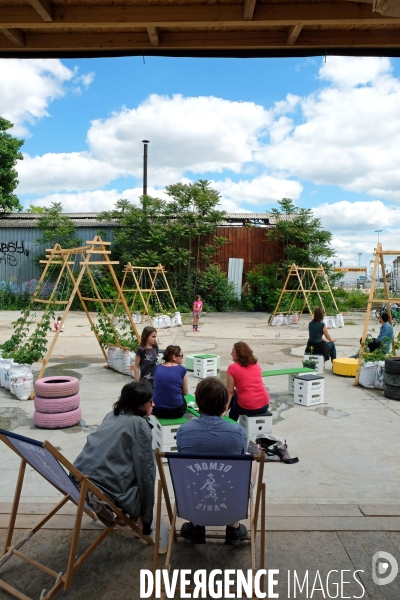 La Prairie du canal, une ferme urbaine ephemere, recreative et productive sur l ancien site de l usine Motobecane