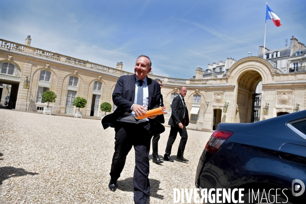 Emmanuel Macron / Entretiens avec les représentants des partenaires sociaux