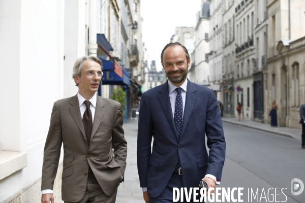 Edouard Philippe PM reçoit les partenaires sociaux