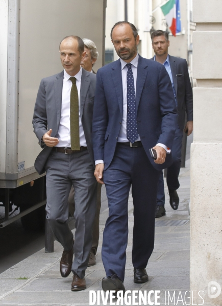 Edouard Philippe PM reçoit les partenaires sociaux