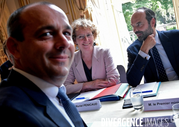 Edouard Philippe reçoit Laurent Berger