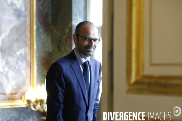 Edouard Philippe et les partenaires sociaux 2