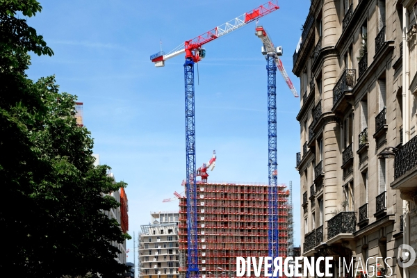 Mai2017.Immeubles en construction a Paris