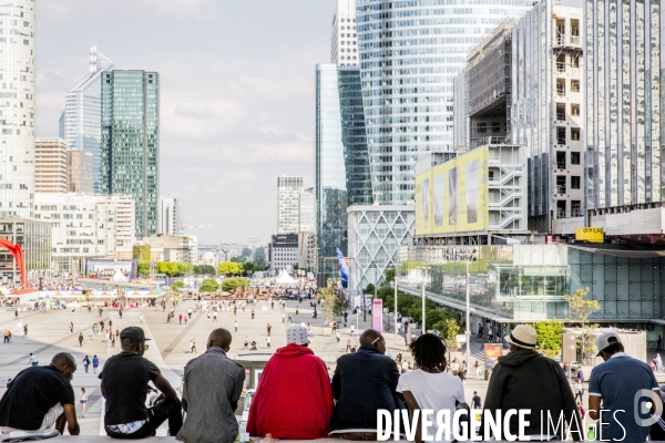 La Grande Arche de la Defense - Reouverture du Toit