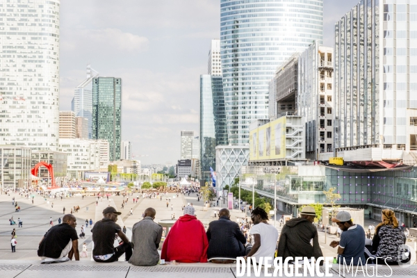 La Grande Arche de la Defense - Reouverture du Toit