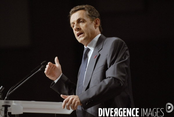 Deplacement de Nicolas Sarkozy dans le Maine-et-Loire