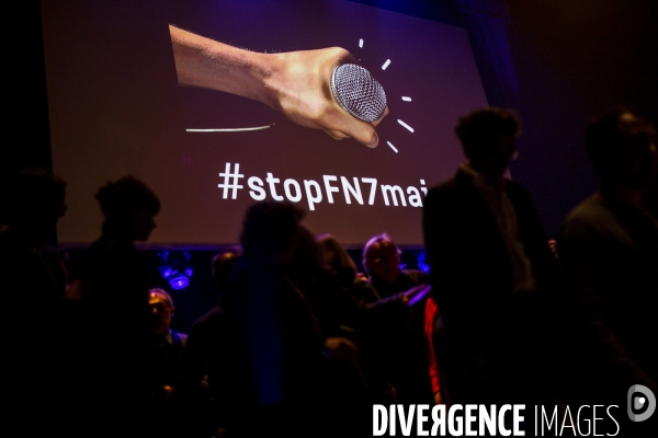 Rassemblement citoyen contre le Front National.