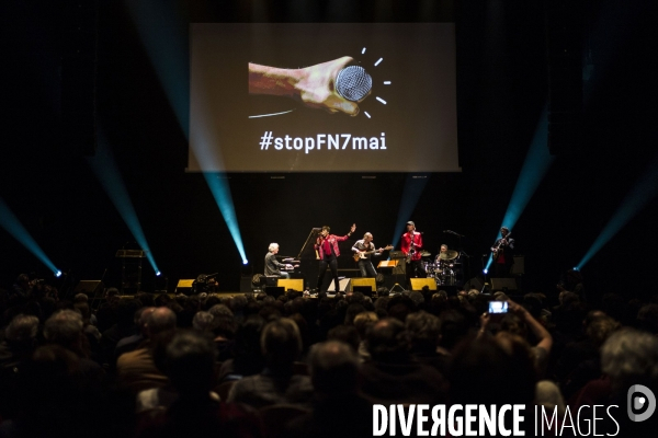 Rassemblement citoyen contre le Front National.