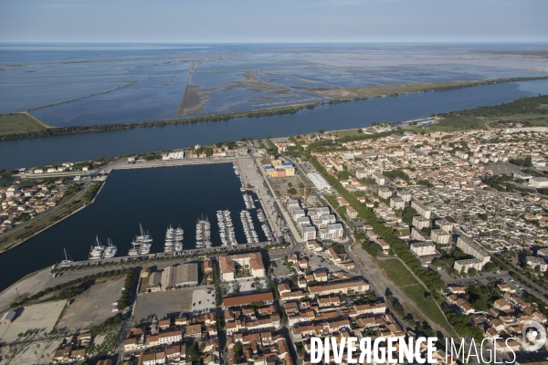 Vue aerienne de Port-Saint-Louis-du-Rhône