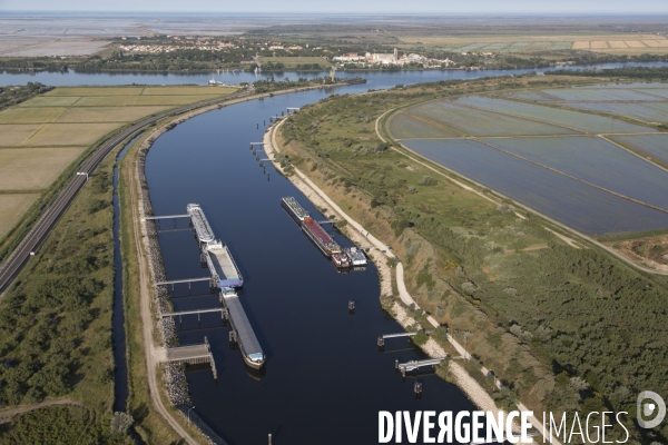 Vue aerienne de Port-Saint-Louis-du-Rhône