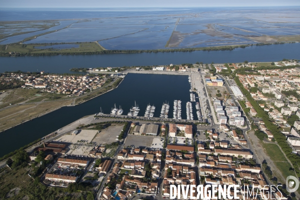 Vue aerienne de Port-Saint-Louis-du-Rhône