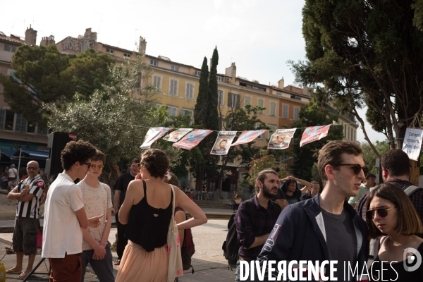 Melenchon dans la cité Felix Pyat