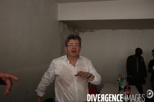 Melenchon dans la cité Felix Pyat