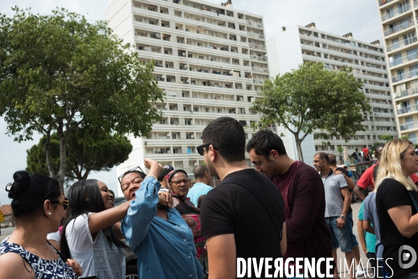 Melenchon dans la cité Felix Pyat