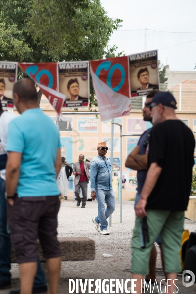 Melenchon dans la cité Felix Pyat