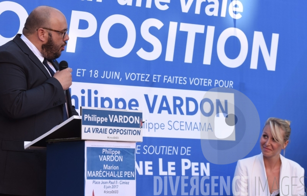 Marion Marechal Le Pen soutien Philippe Vardon legislatives 2017 #Nice06