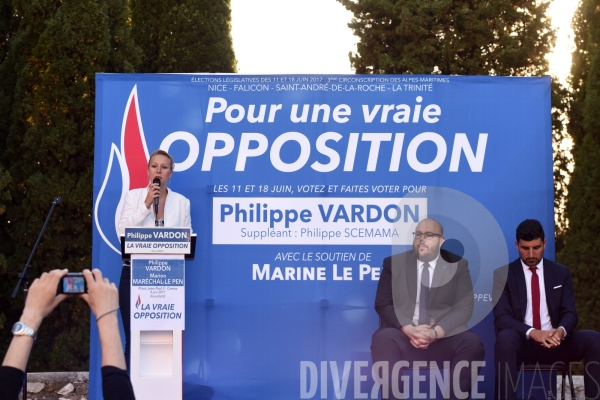 Marion Marechal Le Pen soutien Philippe Vardon legislatives 2017 #Nice06