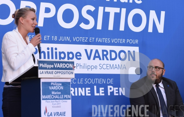 Marion Marechal Le Pen soutien Philippe Vardon legislatives 2017 #Nice06