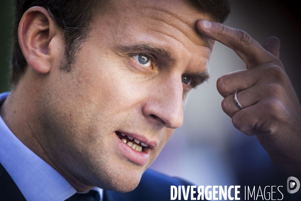 Portraits du président de la république Emmanuel MACRON