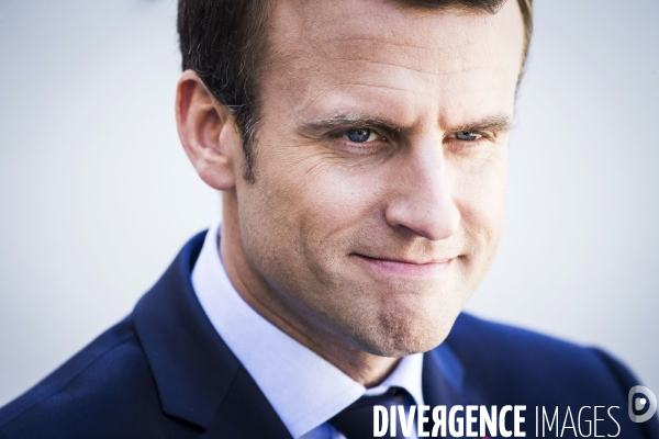 Portraits du président de la république Emmanuel MACRON