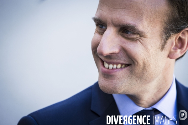 Portraits du président de la république Emmanuel MACRON