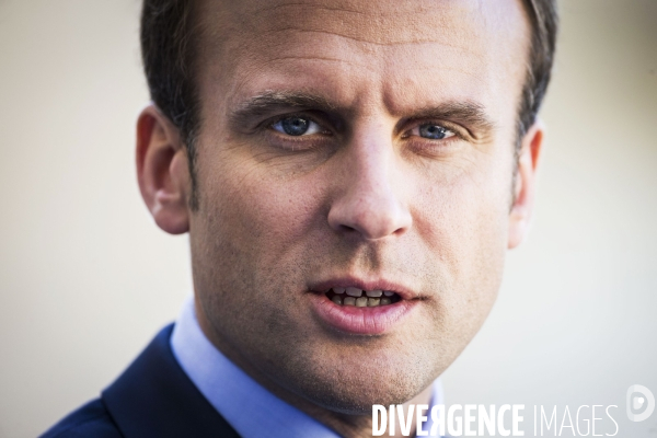 Portraits du président de la république Emmanuel MACRON